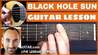 Black Hole Sun Guitar Lesson - part 1 of 5