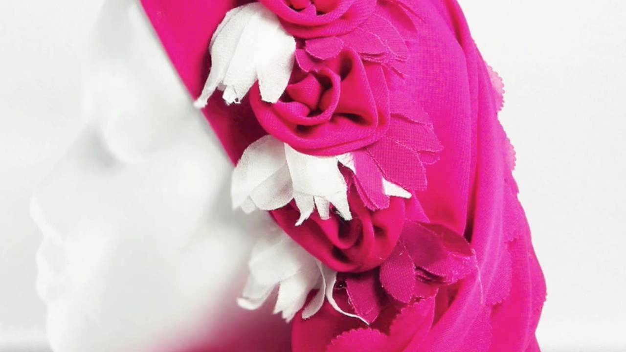 Fuschia Flower Underscarf: FUSFUPL