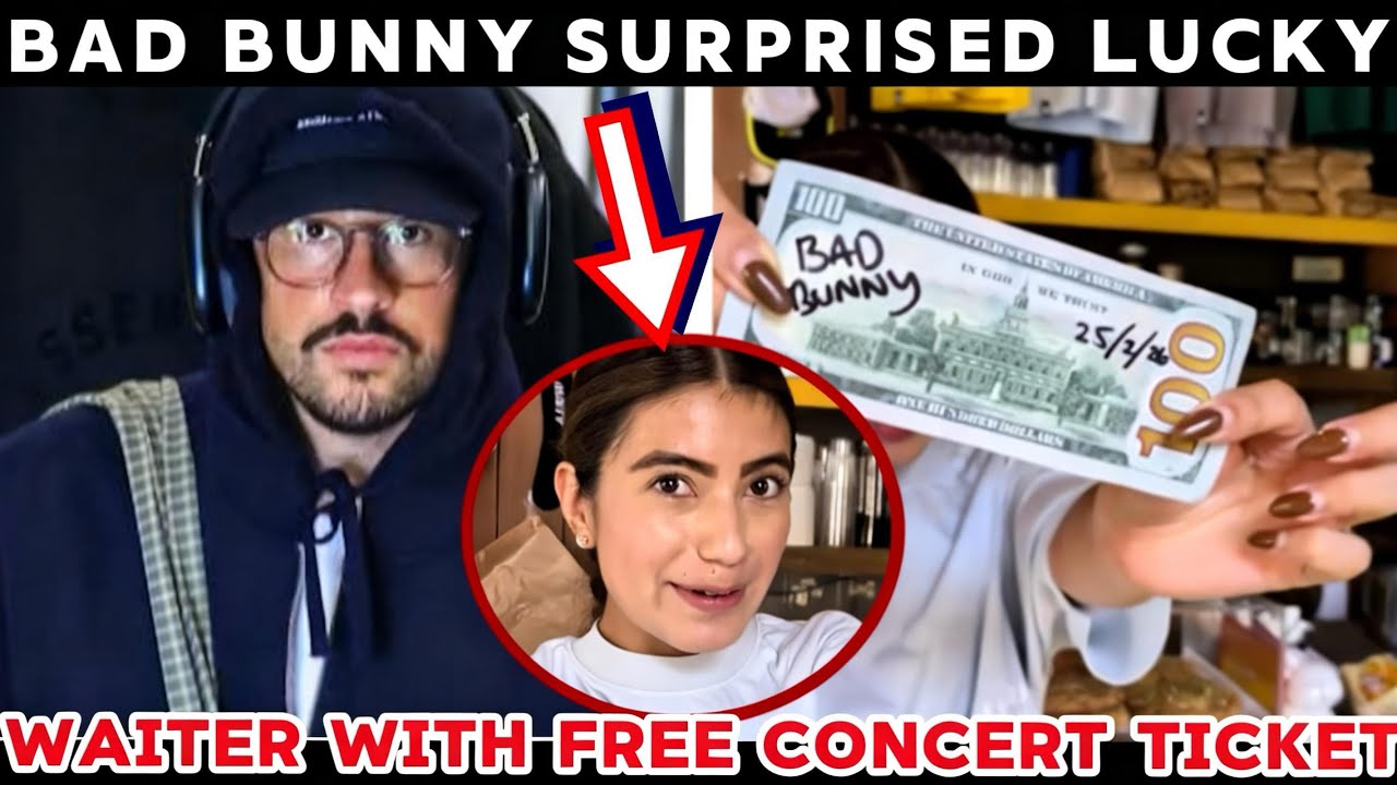 Bad Bunny surprises waitress at a Sydney cafe with a very generous tip and surprise gift