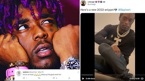 LIL UZI GETS BACKLASH ON TWITTER FOR A SNIPPET…