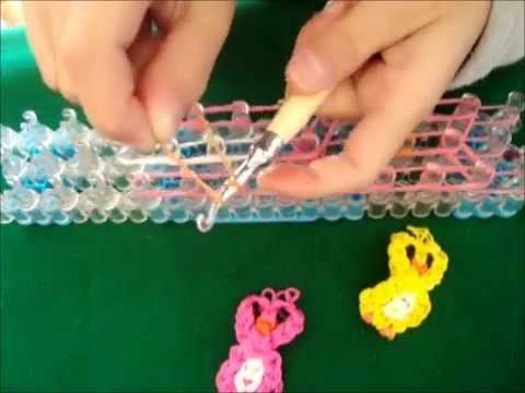 Rainbow loom - plexi flexi: Κατασκευή κουκουβάγιας - YouTube