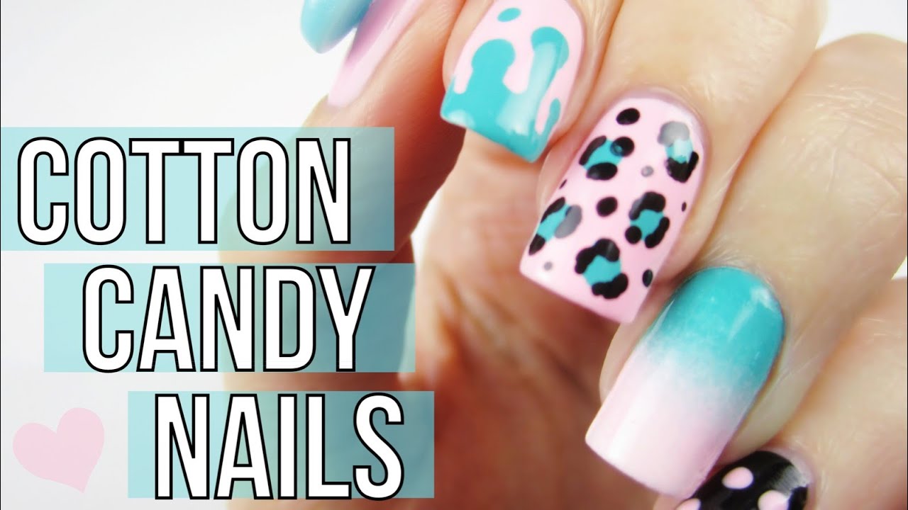 How to Create Candy & Sweets Nails - Delicious Nail Art 🍭🍰🍬 - Summer  Nails - Gel Polishes Nail Art 