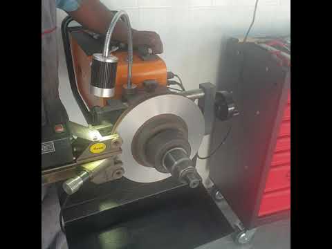 عمل مخرطة لديسك المعروف بالتورنة قبل تركيب السفايف