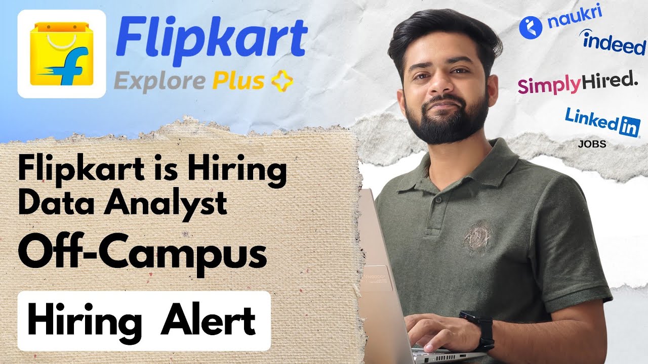 🔥 Hiring Alert – Flipkart is Hiring Data Analys | Off-Campus Hiring Alerts 2026 