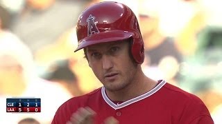 CLE@LAA: Freese hits a two-run two-out single