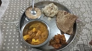 Paneer ki sabji and khir, Pakode etc. @TimeAm-pm