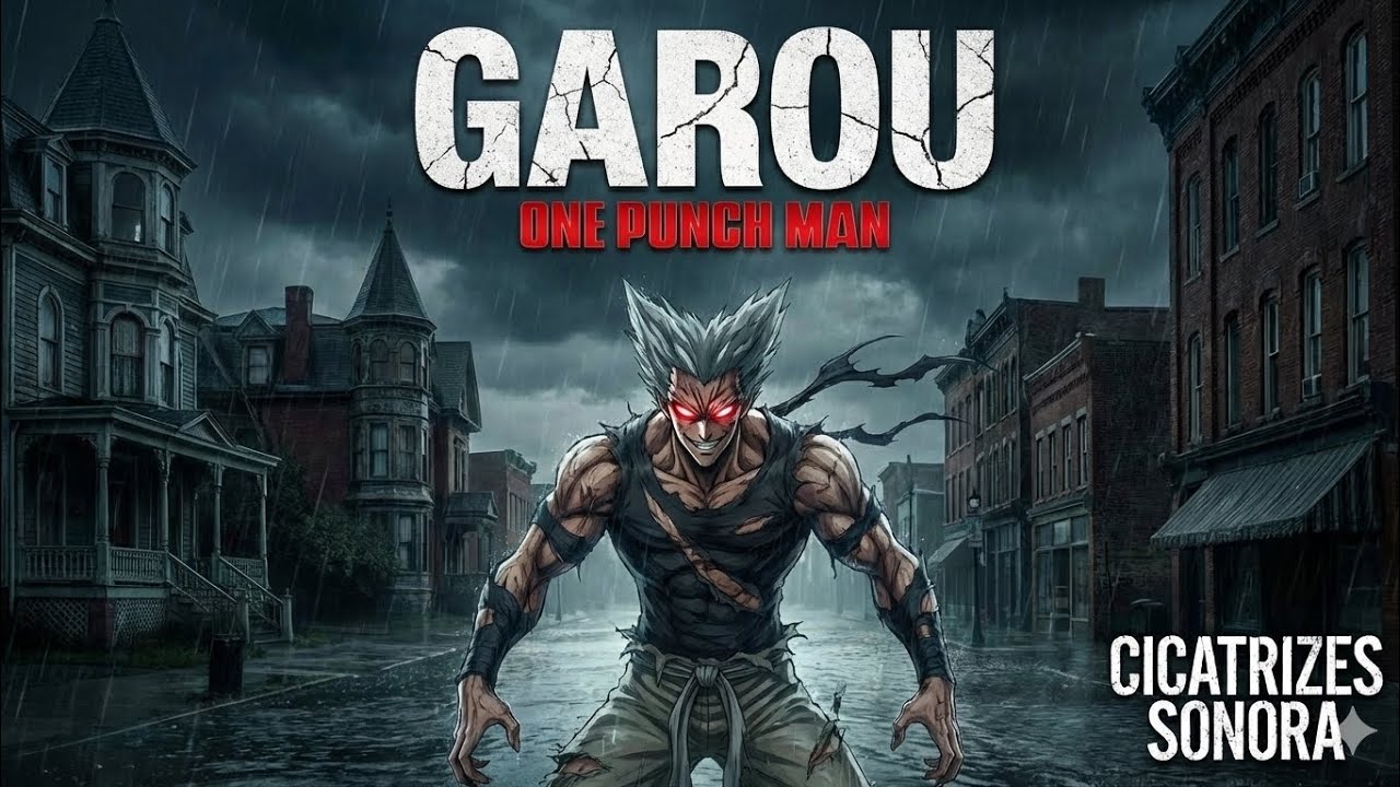 Garou -  monstro ambicioso ( One punch man ) cicatrizes sonora 