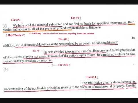 Supported by Affidavit and other supporting documents at; rhondasails.blogspot.com Link to the lies, The Court of Appeal 's Judgment: corrupted-judgment.blogspot.com Link to my 7 page Factum: appellantsfactum.blogspot.com I will never give in to being deprived of my freedom,...