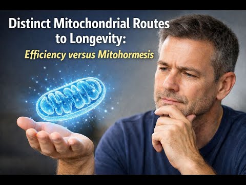 Distinct Mitochondrial Routes to Longevity: Efficiency versus Mitohormesis