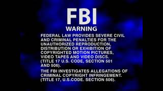 FBI Warning Hasbro Interactive (1982-1997)