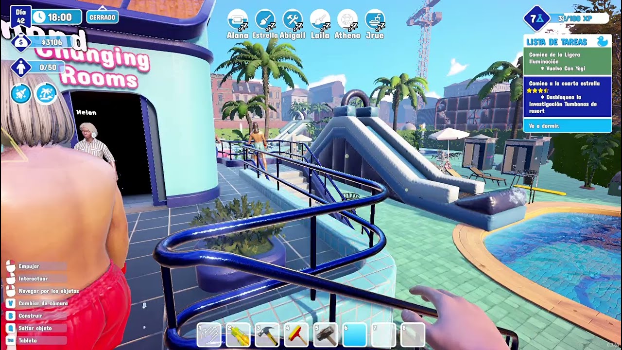 Waterpark personaje con camiseta!