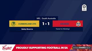 ? NPL SA Round 2️⃣0️⃣, ? Cumberland United vs Raiders #NPLSA