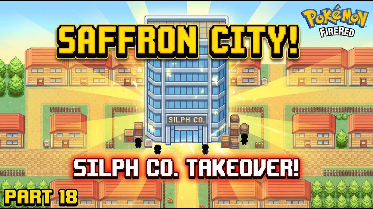 Sliph Co Building Pokemon fire red playthrough part 18 Safferon City and SILPH CO - YouTube