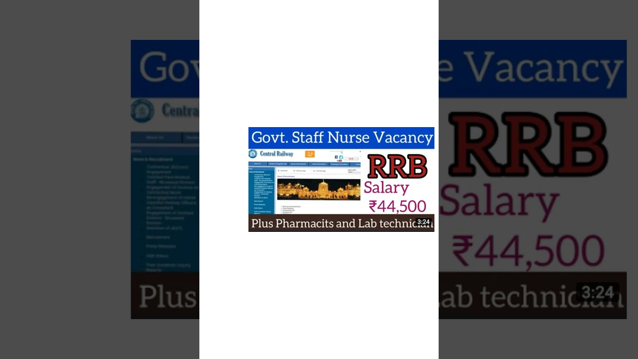 Govt. and private Staff Nurse vacancy 2021