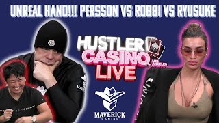 Can Robbi’s hand hold against Eric Persson and can Ryusuke hand improve?