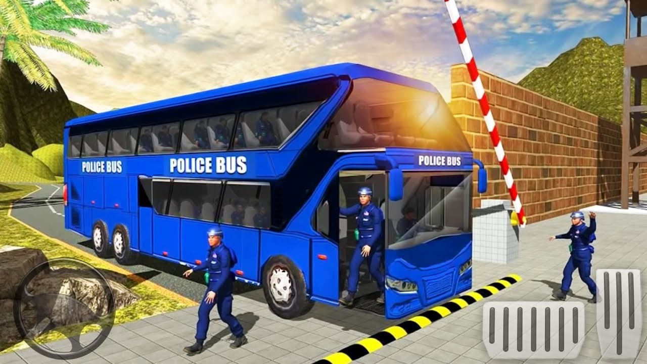 Police Bus Driving Sim Off Road Transport Duty - Best Android GamePlay