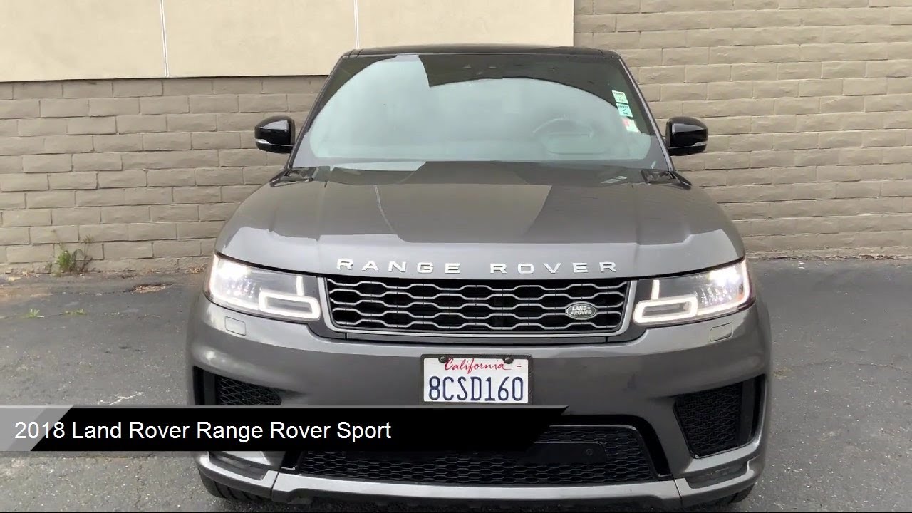 2018 Land Rover Range Rover Sport Supercharged Sport Utility Walnut creek  Concord  Lafayette  Oakla