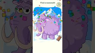 Find A Mammoth 🦣❄️ #DOP3 #Gaming #Shorts #PuzzleGame #ViralShorts #dop2 #gameplay #gamelength