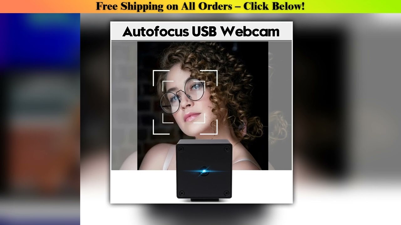 ELP 48MP Fast Autofocus USB Camera 8000X6000 UHD 4K Camera with 70degree No Distortion Lens Clear