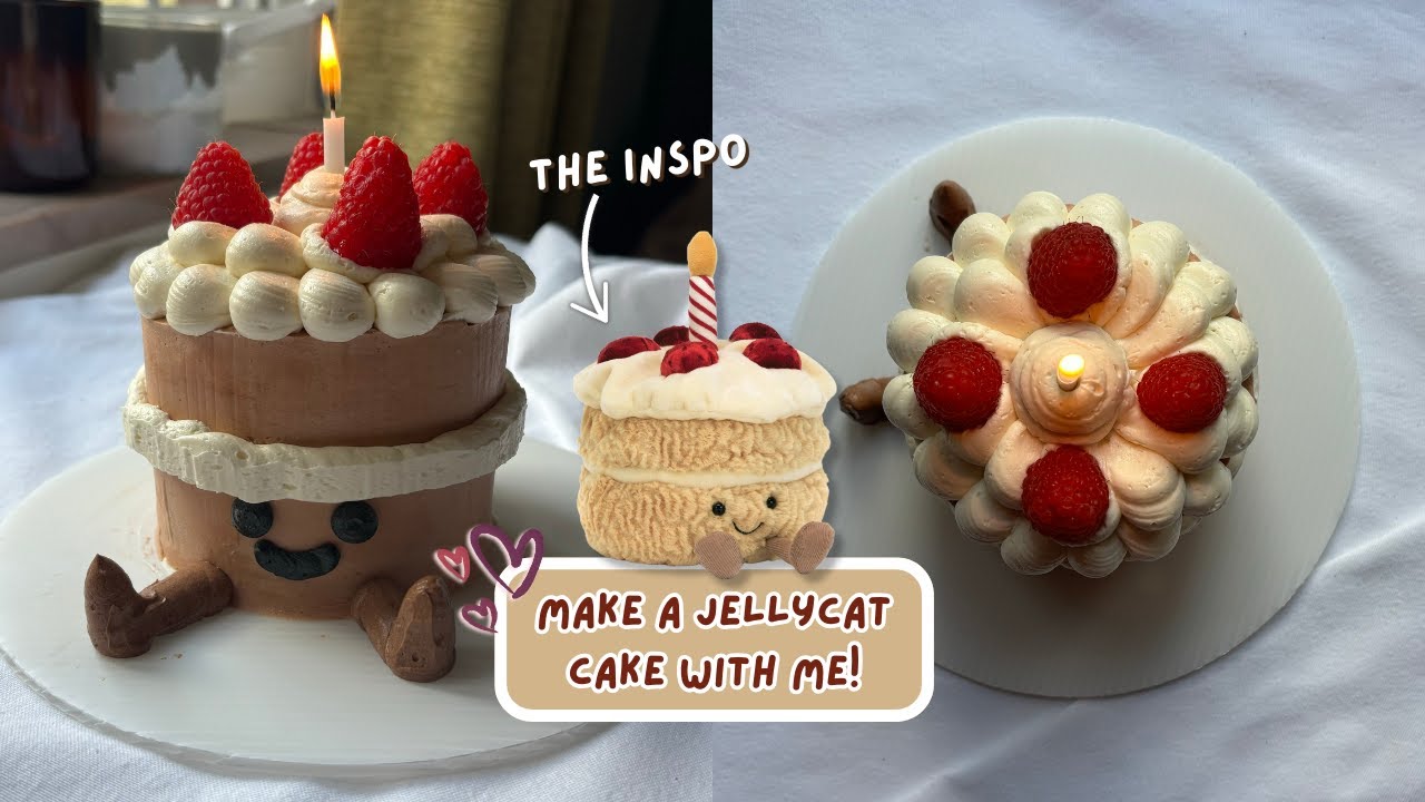 ASMR Decorate A Cute Jellycat Cake with Me (Whispered Voiceover)