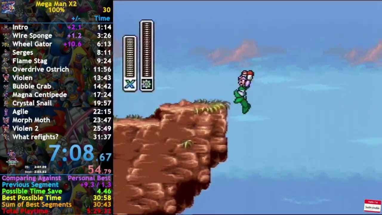 Mega Man X2 100% w/CSG 31:23