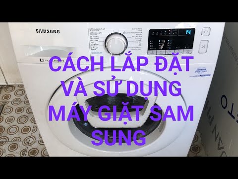 Video: Cách tự lắp đặt máy giặt: hướng dẫn và khuyến nghị. Kết nối máy giặt