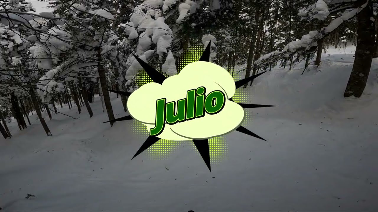 Skiing Julio at Killington, another great tree run