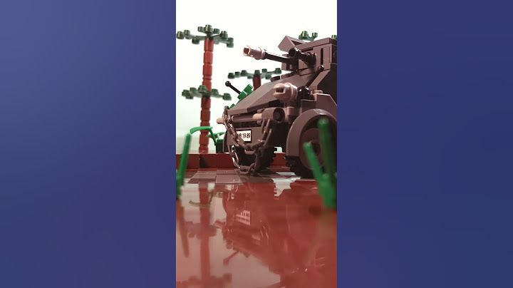 LEGO WW2 TANK DESTRUCTION