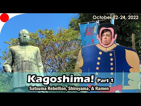 Satsuma Rebellion and Ramen - Kagoshima Travel Vlog 1