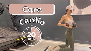 20-Minute Cardio & Core Workout | Abs + Heart-Pumping Burn 🔥