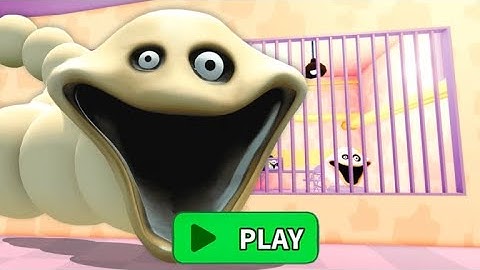 HUNGRY WORM PRISON RUN !roblox! Gameplay Walkthrough No Death 4K