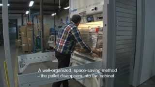 Pallet Storage Shuttles | Vertical ASRS System for Storing Pallets at Point of Use by Greg Montgomery 1,422 views 9 years ago 1 minute, 4 seconds