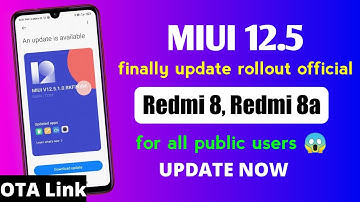 Redmi 8 MIUI 12.5.1.0 Stable Update Rollout🔥| Redmi 8a MIUI 12.5.1.0 Stable Update Rollout😍| You Got