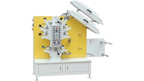 ADF-1262 Flexo Fabric Press 8colors flexo printing for textile and adhesive label with die cutting