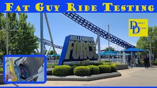 Millennium Force - Fat Guy Ride Testing at Cedar Point - a plus size guide to the ride (2021)