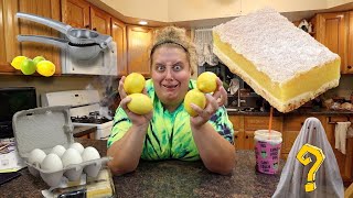 Making Lemon Bars Without A Recipe