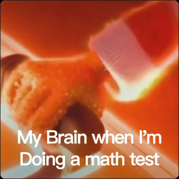 POV. My brain in a math test - YouTube