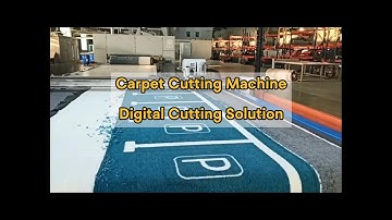 Digital Carpet Cutting Machine for Printed Rugs | Fast, Precise, Automatic #smartcutting #machinery