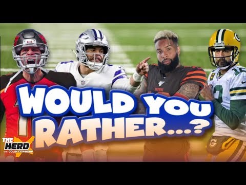 Colin Cowherd plays 'Would You Rather?' with scenarios from the upcoming NFL season | THE HERD