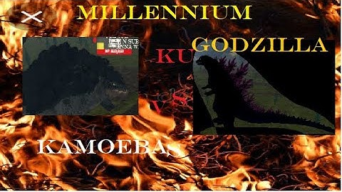 Millennium Kamoebas vs  Godzilla Kaiju universe(A forgotten battle)