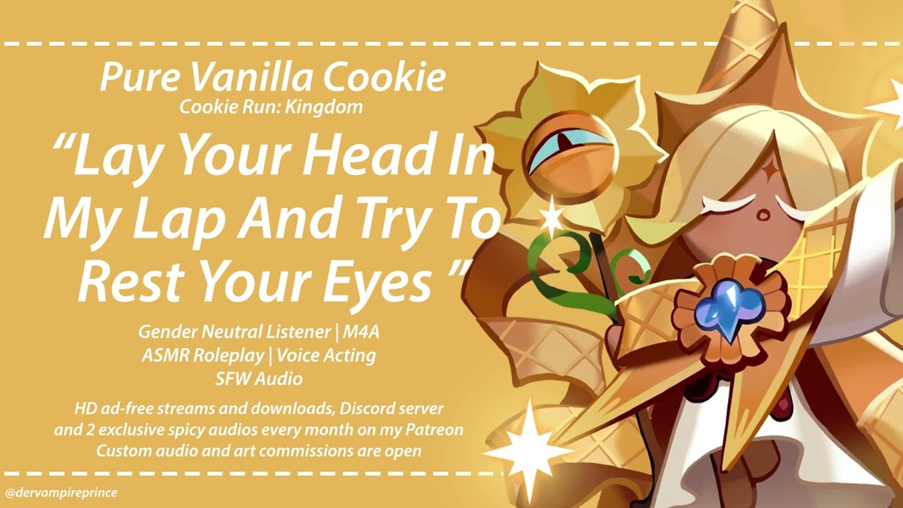 ASMR | Cookie Run - Migraine Comfort From Pure Vanilla