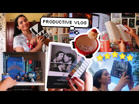 reading TWO five star books, being productive & self-care 🧸 bookmas day 4 vlog