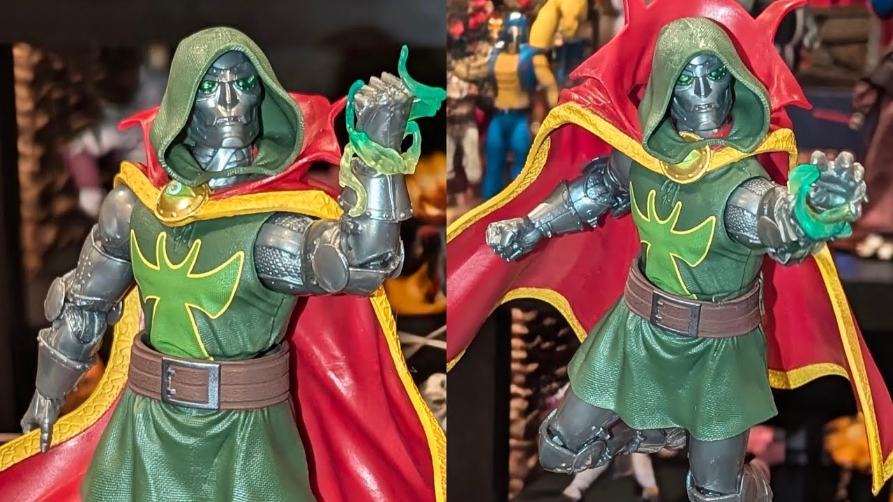 New Marvel Legends Emperor Doom Dr Doom action figure quick look in stock at Titan Toyz 