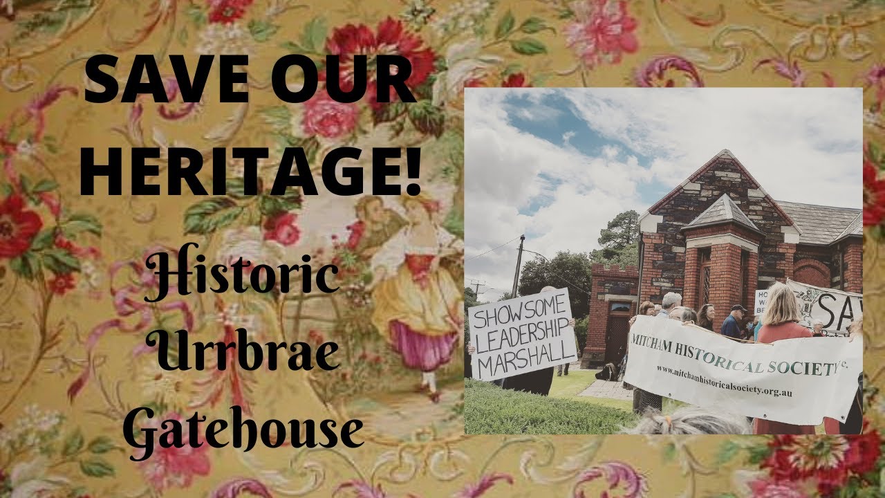 Urrbrae Gatehouse Rally - Save Our HERITAGE!
