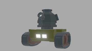 Tank track animation - Blender - 3D animation.