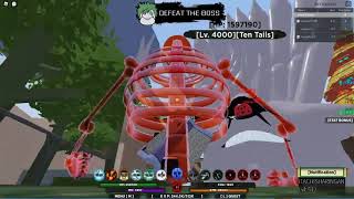 Tyn Tailed Spirit (10 Tails Fight) Shinobi Life 2 Roblox!!