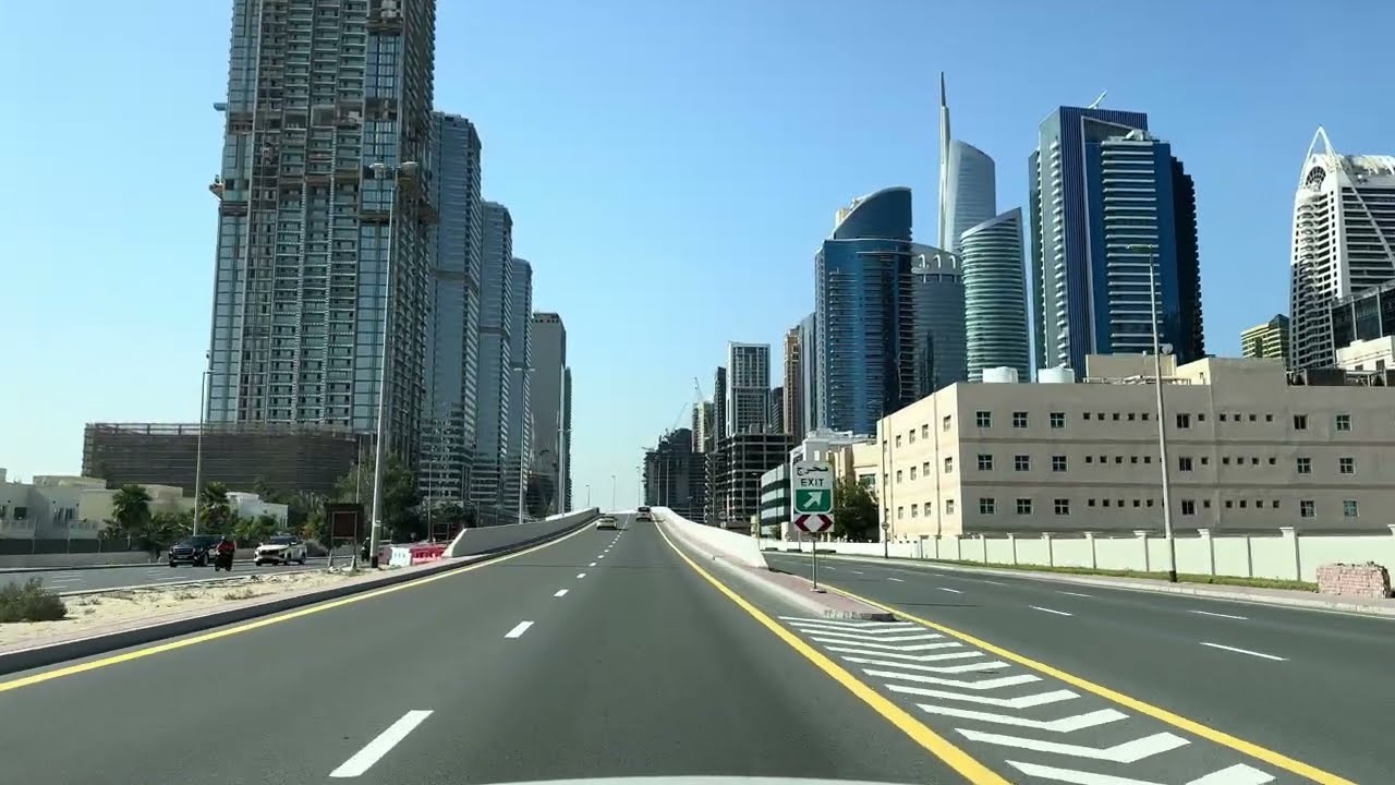 Dubai City Drive 🚘 | Al Barsha → Jumeirah Lake Towers | No Music 10 March 2026