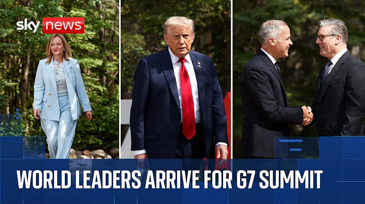 Trump and Starmer join world leaders as they arrive for G7 summit in Canada