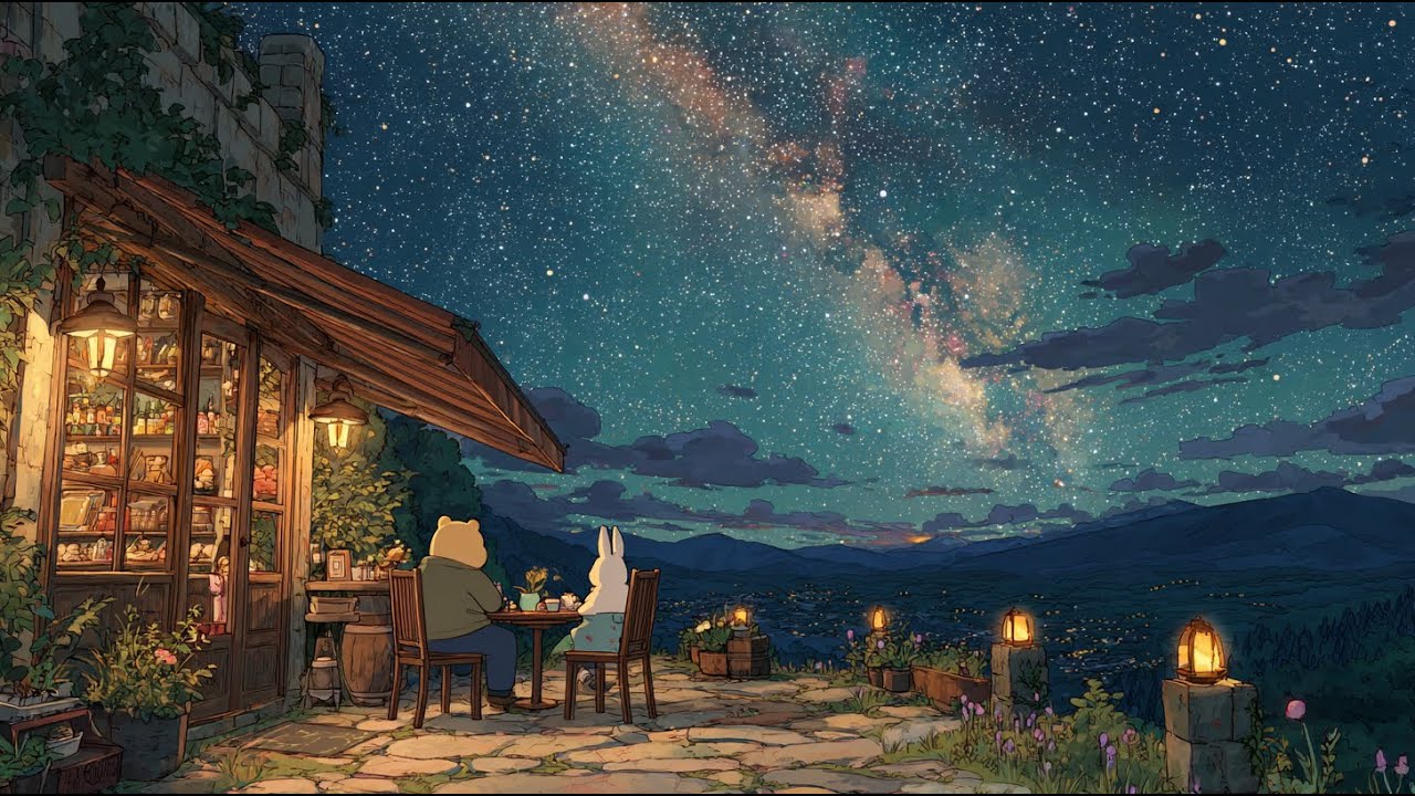 🌙 Starry Night Lofi — Soft Beats for Calm Evenings