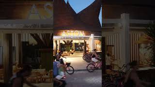 enjoy the sunset with a bottle of drink #gilitrawangan #astonsunsetbeach #lombok